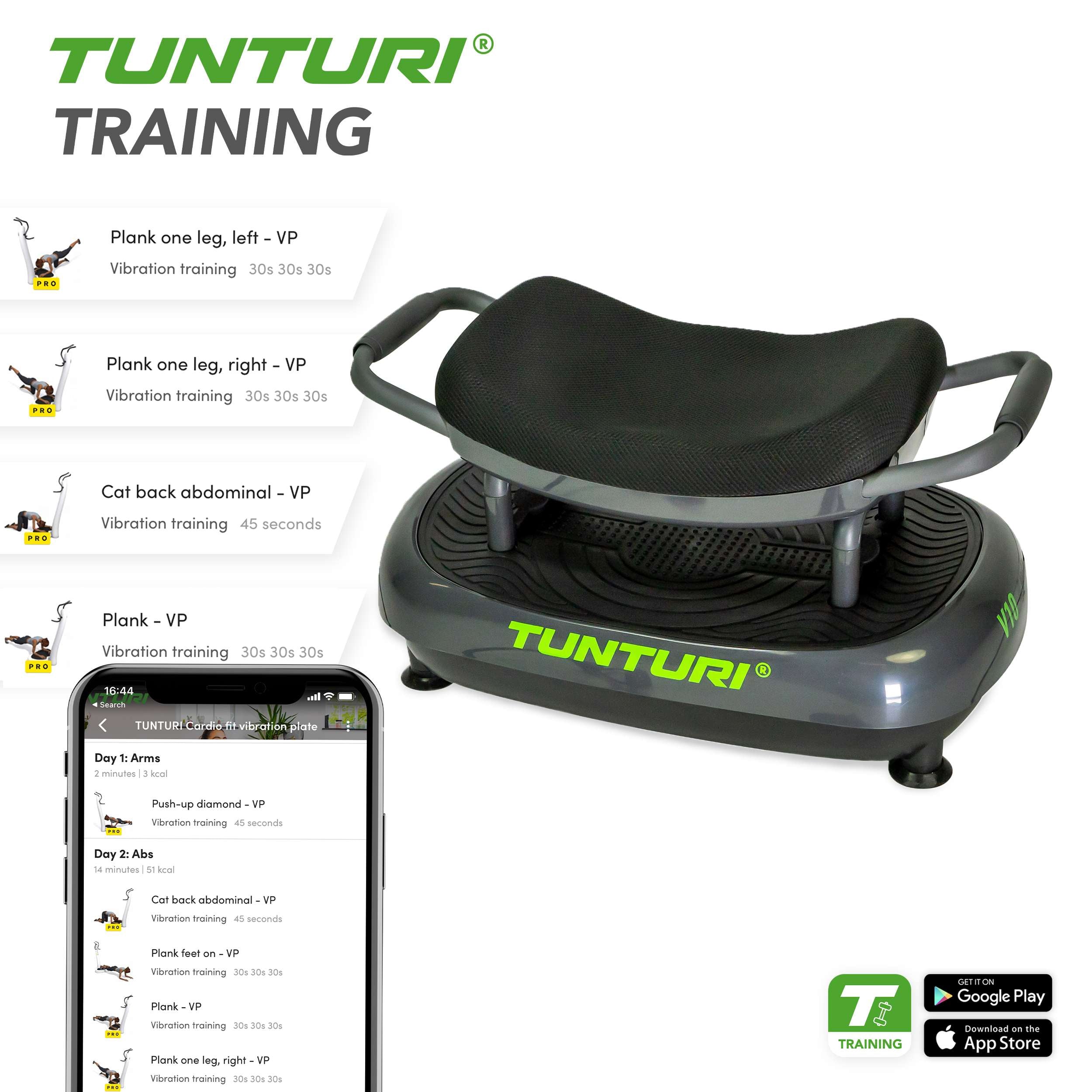 Tunturi Cardio Fit V10 Vibration Plate afbeelding 3
