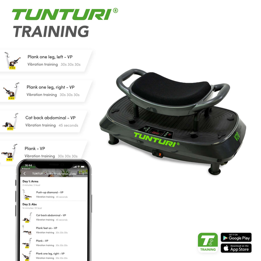 Tunturi Cardio Fit V20 Vibration Plate afbeelding 3