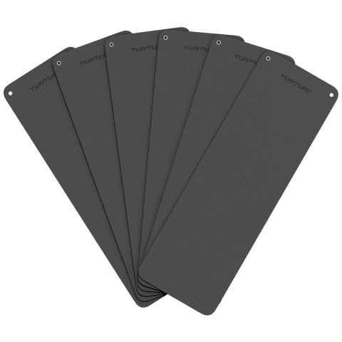 Tunturi Platinum Fitnessmat EVA 180CM, 6 stuks, Zwart